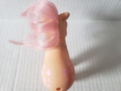 Vtg 1982 My Little Pony MLP G1 Pretty Parlor Concave Foot CF Peachy Pink Hearts