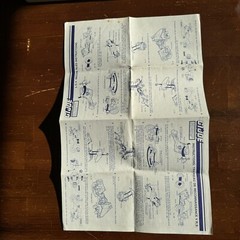 Vintage GI Joe Cobra ARAH Large Set Of Original Blueprints Canadian Released