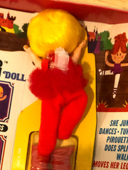 VINTAGE REMCO 1969 BETTY BALLERINA FINGER DING DOLL ACTION FIGURE ORIGINAL BOX