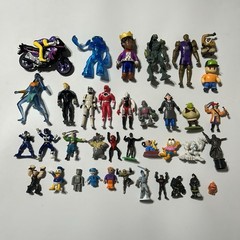 Mixed Assorted Lot Nostalgia Figures Toys Movies Comics Cartoons Kids Variety