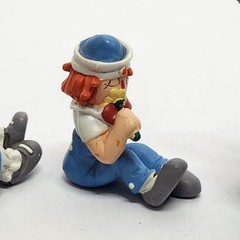 Vintage Raggedy Ann & Andy PVC Figures X3 1981 W Berrie 2.5″ COL-5053