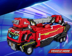 Metal Cardbot W Season 3 BLAION Fire Truck Transforming Robot Toy SAMG Fast Ship