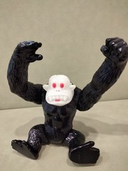 Trash Goodz Large Gorilla Glow in the Dark Sofubi Soft Vinyl Figure 7.9in