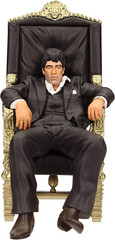 Movie Icons Scarface: Tony Montana Throne 7″ Figure