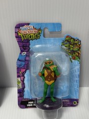 TMNT Tales Mini Figures Cake Topper 4PCs Set Ninja Turtle Retro Rare Toys -NEW!