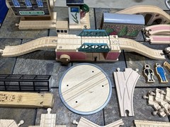 Thomas & Friends Wooden Railway Track, Draw Bridge, Sodor Wood & More – BIG LOT