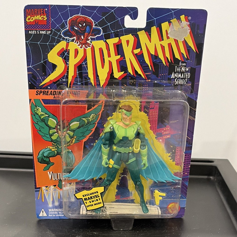 ToyBiz Vintage 1994 Spider-Man: The New Animated Series Vulture Action Figure