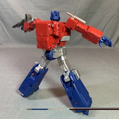 Masterpiece Transformers 4th Party KO Optimus Prime Version 3.0 Silver Legs