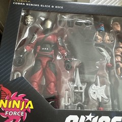 G.I. Joe Classified #160 Ninja Force Cobra Ninjas SLICE & DICE 6″ Figures NEW