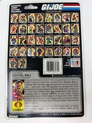 Hasbro GI Joe 1986 Crystal Ball Cobra Hypnotist MOC READ