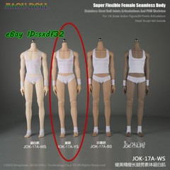 JIAOU DOLL JOK-17 1:6 Scale Super Flexible Seamless Male Body Figure Model Toys