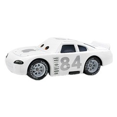 2PCS Disney Pixar Cars White Apple Mack Hauler Truck+Car 1:55 Diecast Toys Gifts