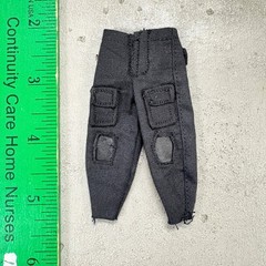 1/12 black calf-length Tactical Pants for 6″ medium to slim action figure body