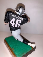 Custom NFL Mcfarlane football L.A./Oakland Raiders TE Todd Christensen legend