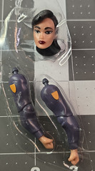 McFarlane DC Batman Animated Series BTAS Rene Montoya HEAD & ARMS BAF parts