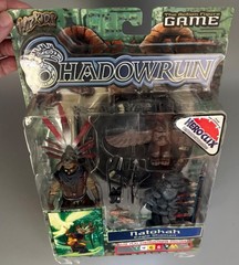 Shadowrun Nathan Eagle Shaman Action Figure Game 2003, New, Item# WKZ6410