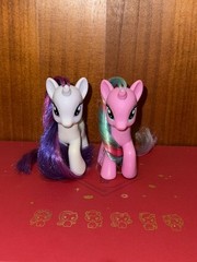 My little pony g4 brushable, Rarity & Sweetie swirl duo, MLP