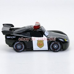 Disney Pixar Cars Sheriff Lightning McQueen Police Diecast 1:55 Metal Car Toy