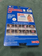 WWE LJN MATTEL SUPERSTARS ULTIMATE WARRIOR 8″ ACTION FIGURE BLUE CARD NIB
