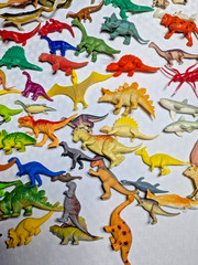 Lot of 130+ Plastic Rubber Dinosaurs 1 Battery Operated & Vintage Animals