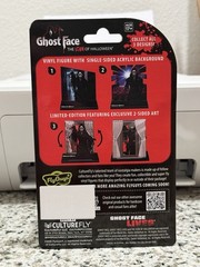 CultureFly Fly Guys Ghost Face Vinyl Figure w/ Hallway Acrylic Background Scream