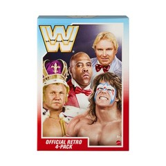WWE Retro 4 Pack Ultimate Warrior Virgil Bobby Heenan King Harley Race Figure