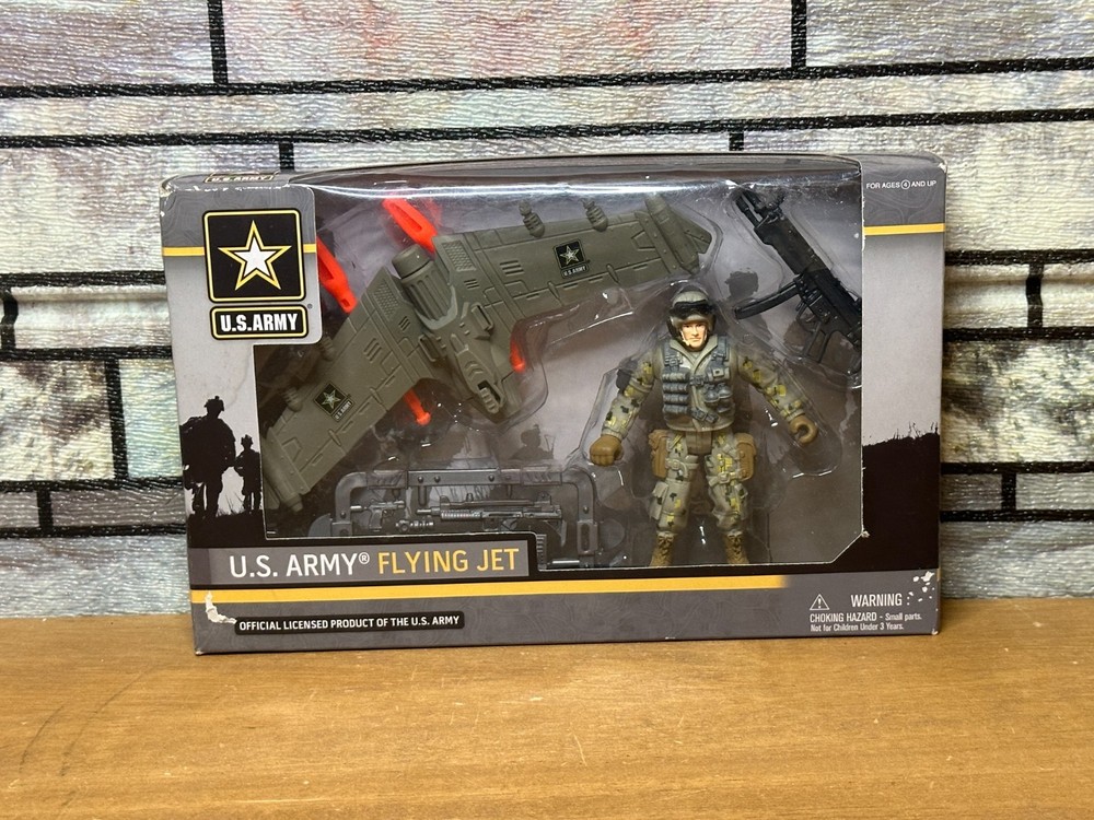 United States U.S. Army Jet Drone Toy Playset, New, Free Daily Shipping!!