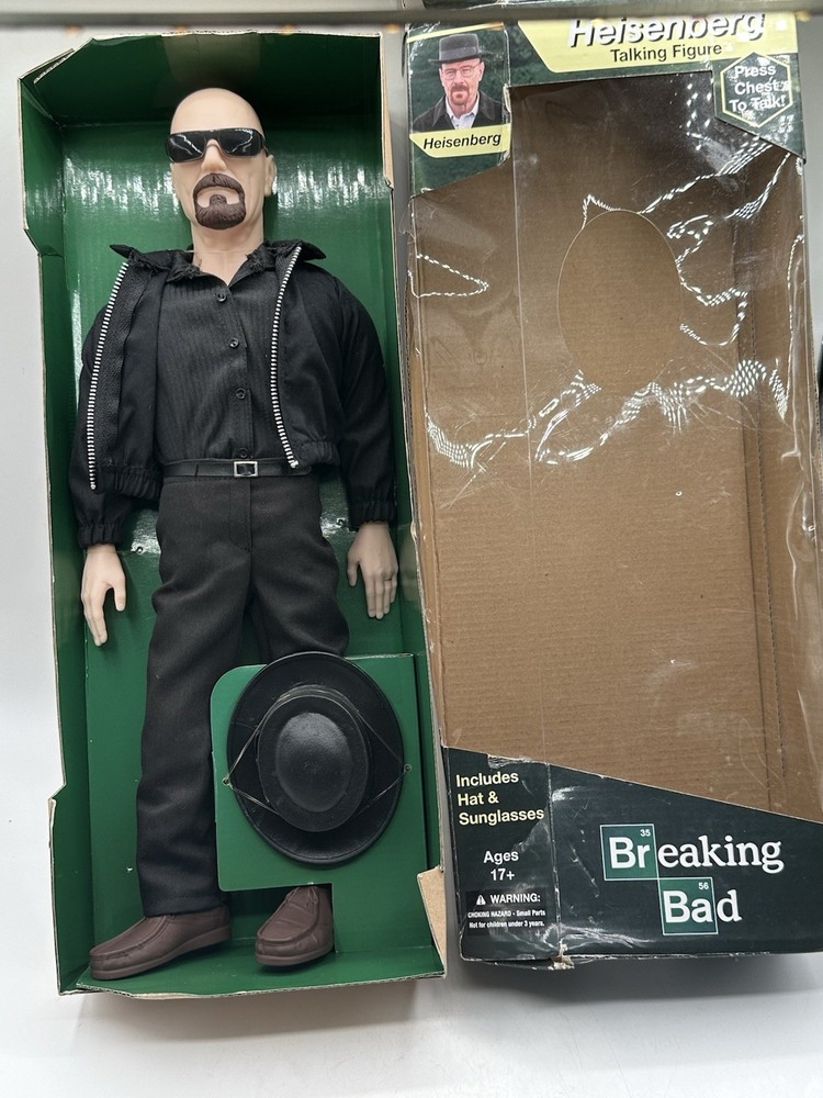[BREAKING BAD TV SERIES] “HEISENBERG”, COLLECTIBLE FIGURE, 13″ TALL, NIB