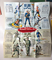 1964 GI Joe Action Soldier Army Equipment Manual Advertising Brochure Lot Hasbro