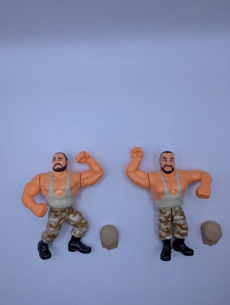 WWF Hasbro Bushwackers – WWE Mattel Vintage Titan Sports – w Hats