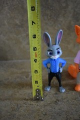 OOAK 3D Printed ZOOTOPIA 2 Judy Hopps Nick Wilde Figure figurine statue set