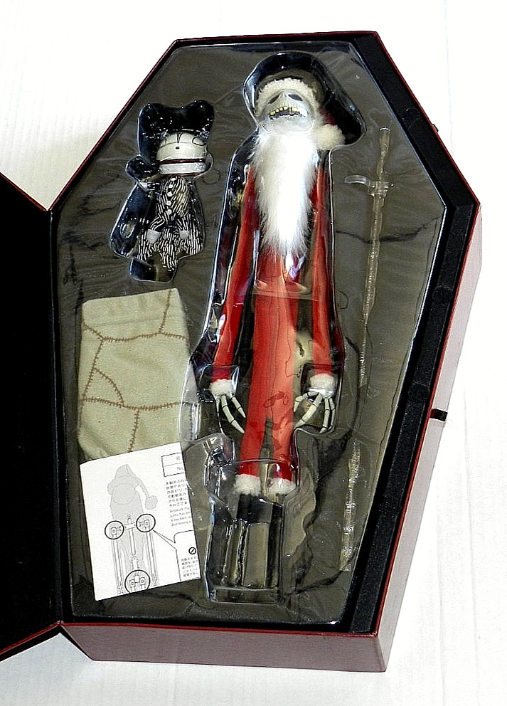 NIGHTMARE BEFORE CHRISTMAS SANTA JACK RARE SERIAL #263 MEDICOM MASTER REPS NEW