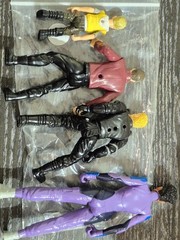 1997 Lost in Space + Marvel Action Figures Lot of 5 – Mixed Brands + Styles