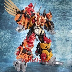 JINBAO Bruticus Warbotron & PREDAKING Feral Rex Oversized Action Figure Gift New
