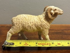Papo Ram Sheep Goat Figure Farmyard Friends 3 1/2″ Farm Animal Figurine Toy