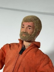 Vintage 1964 GI Joe Adventure Team Flocked Hair Fuzzy & Beard Blonde 1970s RARE
