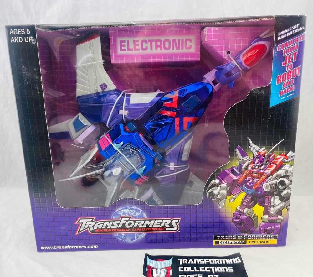 Transformers Botcon 2002 Expanded Universe Cyclonus MISB