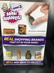 5 surprise mini brands series 3 * New Gray Color Capsule * 24 Ball Box. In Hand