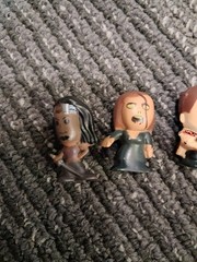 4x Walking Dead Chibis: Michonne, Daryl, 1.25″ Mini Action Figure Bulls I Toy