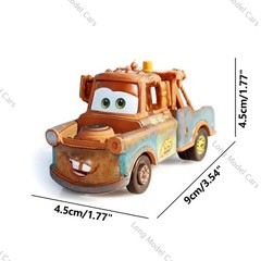 2-Pack Set 95 Lightning McQueen & Mater Die-Cast Cars Movie Toy Collectible Gift