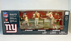 McFarlane NFL 3 Pack NY Giants Super Bowl XLII Championship Manning Sealed 2008