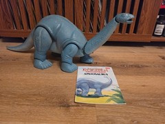 Vintage Definitely Dinosaurs Apatosaurus Action Figure Playskool 1987