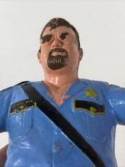 WWF LJN Superstars 1989 Big Bossman Black Card Wrestling Action Figure WWE