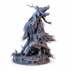 Unpainted, unassembled figure, garage kit, Bloodborne, 24CM