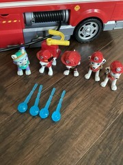 Paw Patrol Ultimate Fire Truck Ultimate Rescue 5 Figures Car And Water Canons