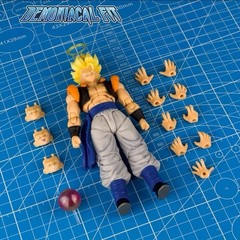 SHF Dragon Ball Gogeta Super Saiyan Figure /Demoniacal fit 1:12 figure ( NEW )