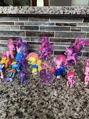 My Little Pony Mixed Lot of 21 Figures (Various Sizes/Years) Good Condition