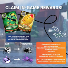 Common Fisch DLC Code Roblox Fisch Trading Card Digital Redemption X5 Ebay