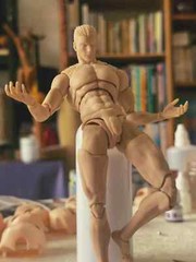 US Romankey X COWL 1/12 Yellow Male Super Flexible Body Doll 6”Joint Figure Toy