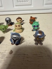 Disney Doorables Lot of 12 Mandalorian Yoda Luke Jabba The Hutt Leia Droid Lando